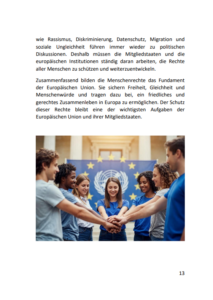 Vorschau Booklet Menschenrechte