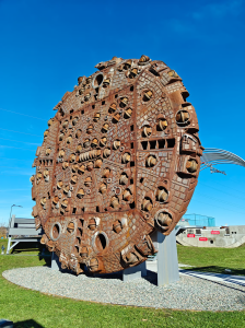 Bohrkopf der Tunnelbohrmaschine