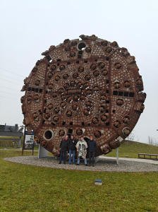 Bohrkopf der Tunnelbohrmaschine