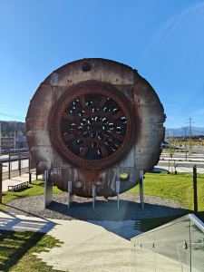 Bohrkopf der Tunnelbohrmaschine