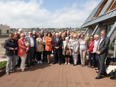 Bratislava mit Botschafterin und Gesandten